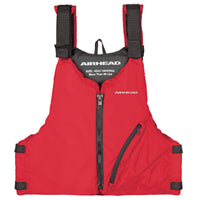 AIRHEAD Base Paddle Life Jacket Vest | Youth-Adult Red / Super Large