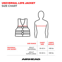 AIRHEAD Base Paddle Life Jacket Vest | Youth-Adult Red / Youth