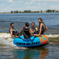 AIRHEAD Big Bertha | 4 Rider Towable Tube for Boating 