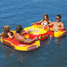 AIRHEAD Cantina Lake Lounge | 4 Person Inflatable Lake Float 