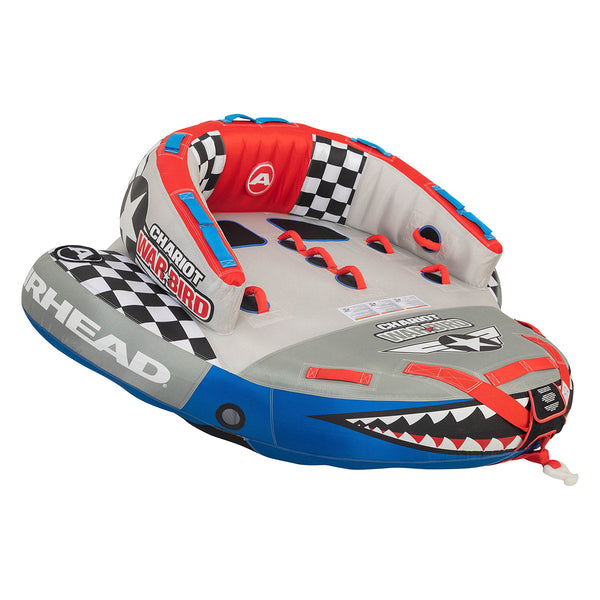 AIRHEAD Chariot Warbird 2 | 1-2 Rider Towable Tube for Boating 
