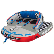 AIRHEAD Chariot Warbird 3 | 1-3 Rider Towable Tube for Boating 
