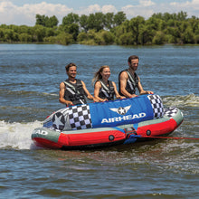 AIRHEAD Chariot Warbird 3 | 1-3 Rider Towable Tube for Boating 