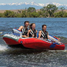 AIRHEAD Chariot Warbird 3 | 1-3 Rider Towable Tube for Boating 