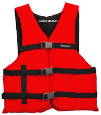 AIRHEAD General Boating Life Jacket Vest | Child-Adult Red / Youth