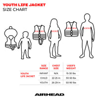 AIRHEAD Stars & Stripes General Boating Life Jacket Vest | Child-Adult Super Large