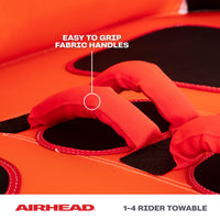 AIRHEAD Great Big Mable | 1-4 Rider Towable Tube for Boating 