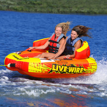 AIRHEAD Live Wire 2 | 1-2 Rider Towable Tube for Boating 