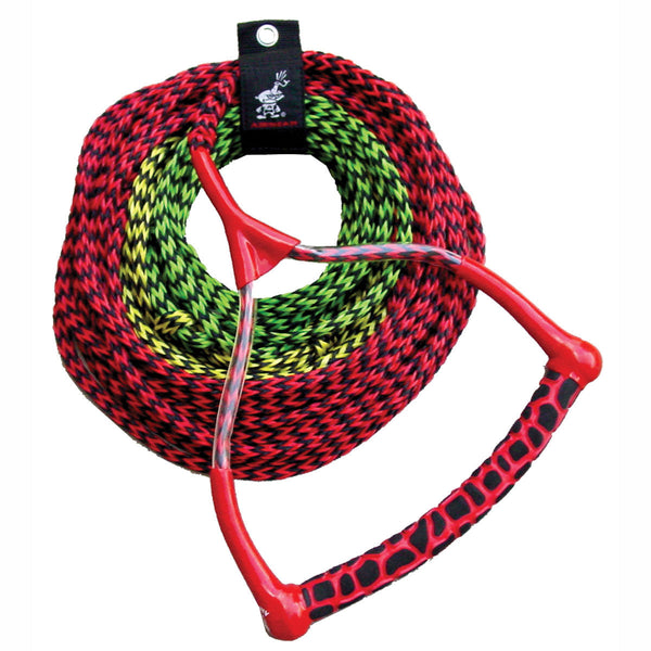AIRHEAD Radius Handle 3 Section Water Ski Tow Rope - 75 ft. 