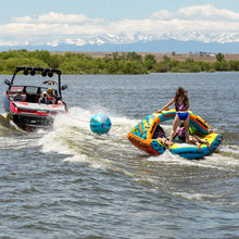 AIRHEAD Poparazzi 3 | 1-3 Rider Towable Tube for Boating 