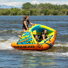 AIRHEAD Poparazzi 3 | 1-3 Rider Towable Tube for Boating 