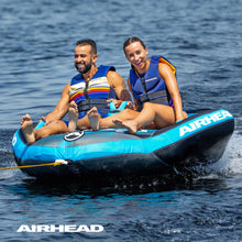 AIRHEAD Ripple Effect 2 | 1-2 Rider Towable Tube for Boating 