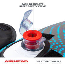 AIRHEAD Ripple Effect 2 | 1-2 Rider Towable Tube for Boating 