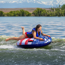 AIRHEAD Stars & Stripes | 1 Rider Towable Tube for Boating 