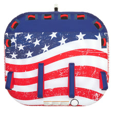 AIRHEAD Stars & Stripes 3 | 1-3 Rider Towable Tube for Boating 