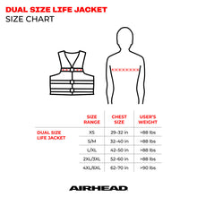 AIRHEAD Trend Life Jacket Vest | Adult Blue/Black / 2XL/3XL