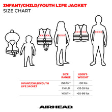 AIRHEAD Trend Life Jacket Vest | Child-Youth Pink/Blue / Youth