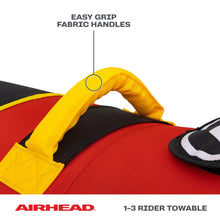 AIRHEAD Triple Dog | 1-3 Rider Towable Tube for Boating 