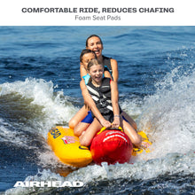 AIRHEAD Triple Dog | 1-3 Rider Towable Tube for Boating 