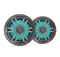 JL Audio M200 7.7in Marine Speakers | RGB LED Pair