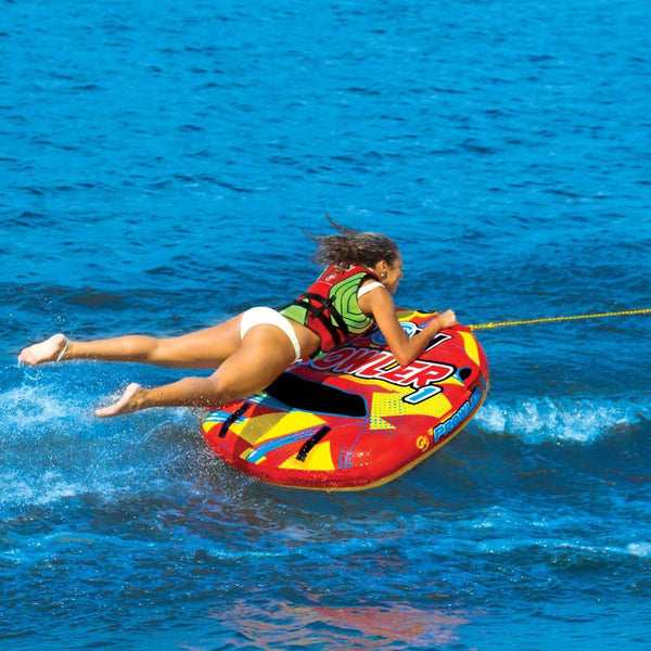 WOW Watersports Prowler 1P Starter kit w/12 v pump and 1K tow rope 
