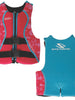Puddle Jumper Hydroprene™ Life Vest Youth - Teal/Pink - 50-90lbs