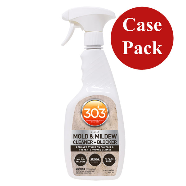 303 Mold & Mildew Cleaner & Blocker with Trigger Sprayer - 32oz *Case of 6*