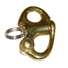 Ronstan Brass Snap Shackle - Fixed Bail - 41.5mm (1-5/8&quot;) Length