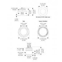 Airmar B175C-12-M 12d Tilt With Navico 9-Pin MM Cable