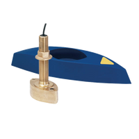 Airmar B45-DT-HB 600W Thru-Hull Transducer w/Fairing Block & Humminbird #9 Connector