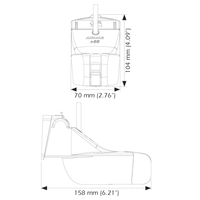 Airmar P66 Transom Mount Transducer f/Humminbird 9-Pin Units