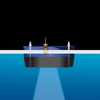 Airmar R109C-LH 2kW Thru-Hull Transducer