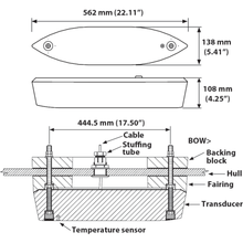 Airmar R409C-LWM Wide-Beam Chrip Transducer - Low/Wide/Medium - Bare Wire