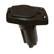 Aqua Signal Series 20 Polycarbonate Deck Mount Plug-In Pole Light Base - Black