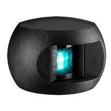 Aqua Signal Series 28 Starboard LED Side Mount Light - Black Housing