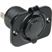 Blue Sea 12 Volt Dash Socket - Black