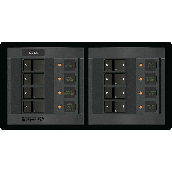 Blue Sea 1225 12V DC 8 Position - Horizontal