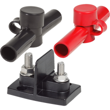 Blue Sea 2018 Dual PowerPost Cable Connectors - 1 X 5/16" - 1 X 3/8"