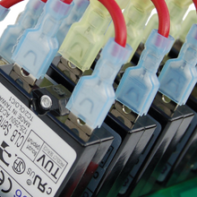 Blue Sea 4376 WeatherDeck Water Resistant Circuit Breaker Panel - 6 Position - Grey