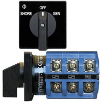 Blue Sea 9019 Switch, AC 240VAC 63A OFF +2 Positions
