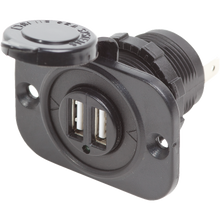 Blue Sea Dual USB Charger Socket - 2 USB Ports w/Watertight Cap