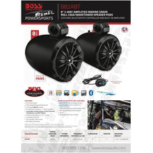 Boss Audio B62ABT 6.5" 2-Way Amplified Waketower Speakers w/Bluetooth Controller