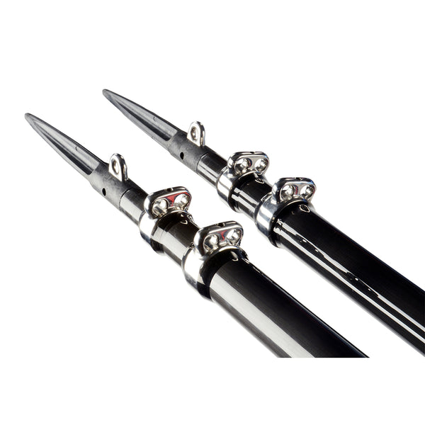 C.E. Smith Gen3 Carbon Fiber Outriggers - Black - 22" - Pair