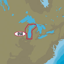 C-MAP MAX NA-M050/SD - Lake Michigan Bathymetric SD Format