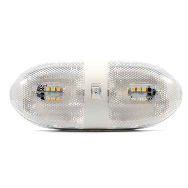 Camco LED Double Dome Light - 12VDC - 320 Lumens