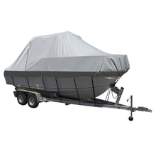 Carver Performance Poly-Guard Specialty Boat Cover f/25.5' Walk Around Cuddy & Center Console Boats - Grey