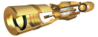 Centerpin F-SPLICE-CP/GH-01 Connector F/ RG-6U Cable