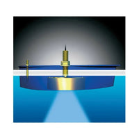 Furuno 526T-HDD Bronze Broadband Thru-Hull Transducer w/Temp, Built-In Diplexer & Hi-Speed Fairing Block 1kW (10-Pin)
