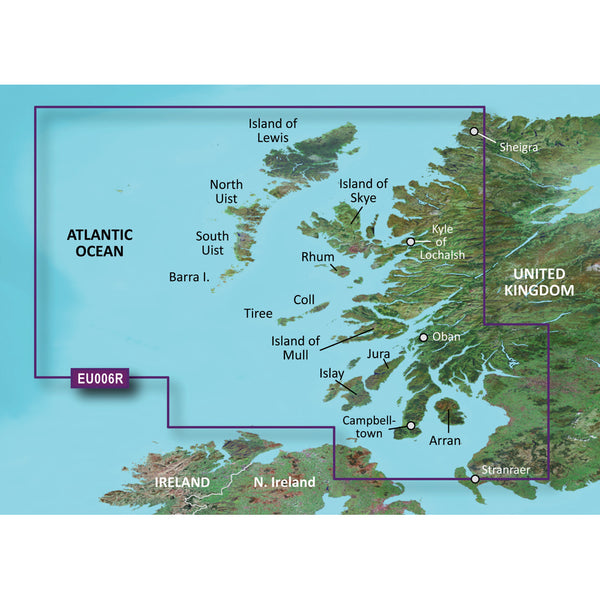 Garmin BlueChart® g3 Vision® HD - VEU006R - Scotland, West Coast - microSD™/SD™