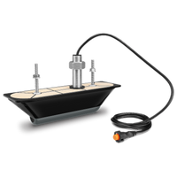 Garmin GT30-TH SS Thru-Hull DownVü/SideVü Scanning Transducer w/Temp f/Hull Deadrises Less Than 5°